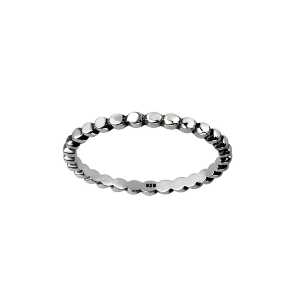 Silver Pattern Ring - Wholesale - 26093