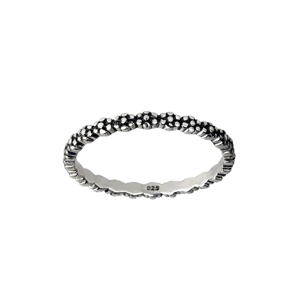 Silver Flower Ring - Wholesale - 26096