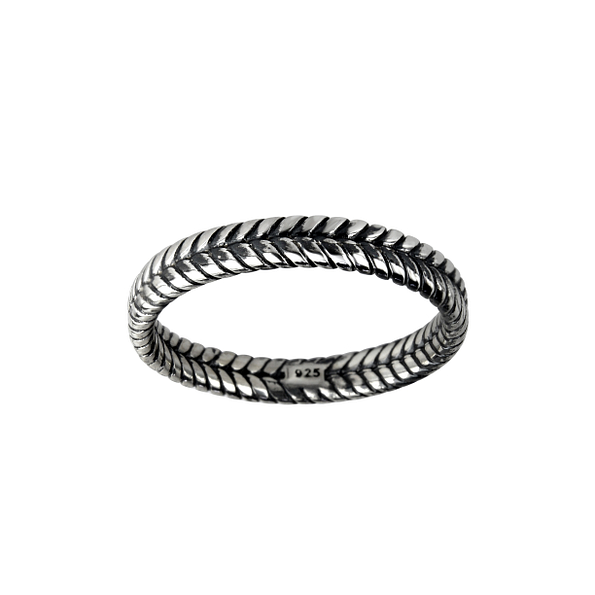 Silver Braid Ring - Wholesale - 26098