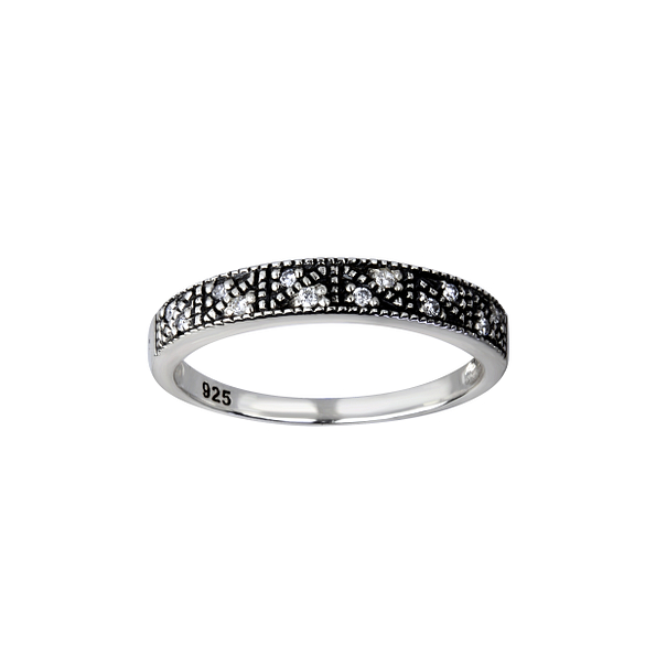Silver Geometric Ring - Wholesale - 26110