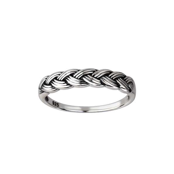 Silver Braid Ring - Wholesale - 26119