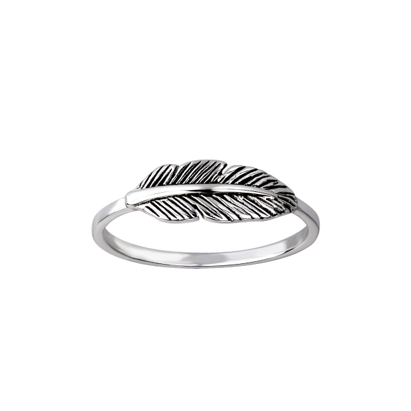 Silver Leaf Ring - Wholesale - 26122