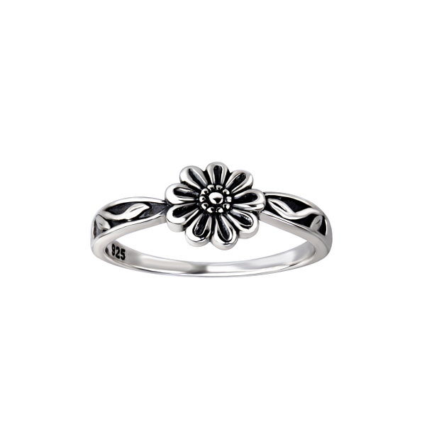 Silver Flower Ring - Wholesale - 26131