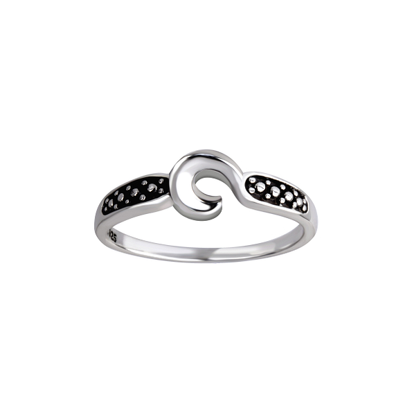 Silver Geometric Ring - Wholesale - 26132