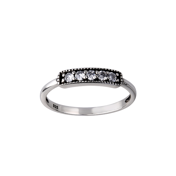 Silver Bar Ring - Wholesale - 26137
