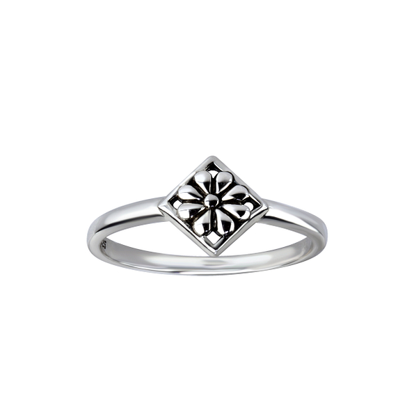 Silver Flower Ring - Wholesale - 26138