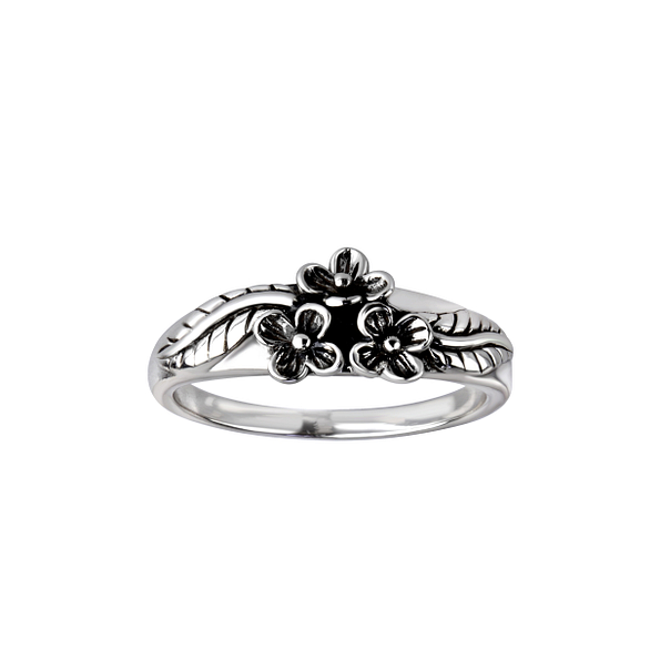 Silver Flower Ring - Wholesale - 26149