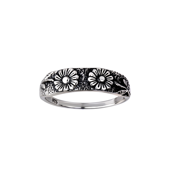 Silver Flower Ring - Wholesale - 26151