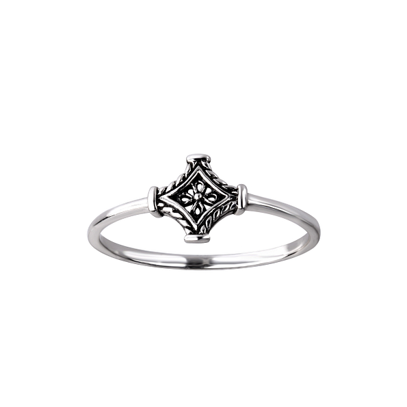 Silver Geometric Ring - Wholesale - 26161