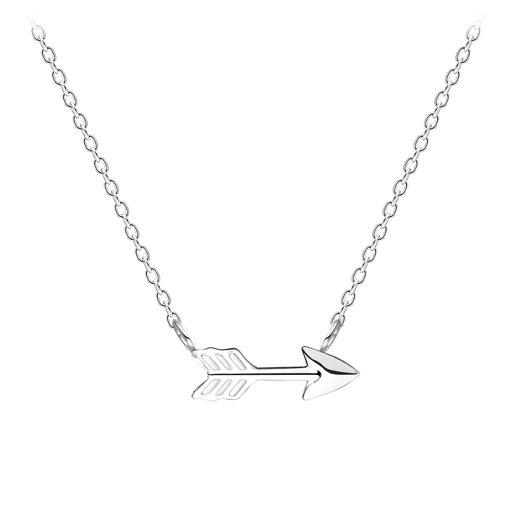 925 Silver Jewelry Silver Arrow Necklace 9521