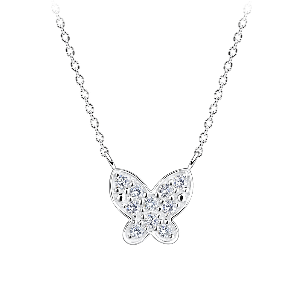 S952 Sterling Silver Necklace Fashion Fritillary Colorful Cloud Unicorn Necklace