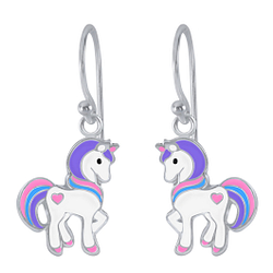 Wholesale Silver Unicorn Earrings