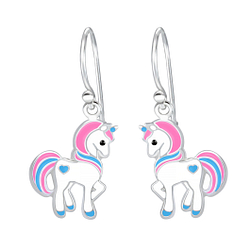 Wholesale Silver Unicorn Earrings