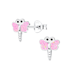 Wholesale Silver Dragonfly Stud Earring