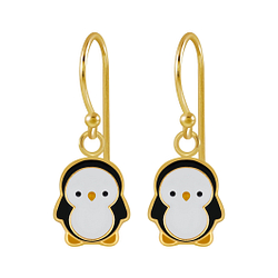 Wholesale Silver Penguin  Earrings
