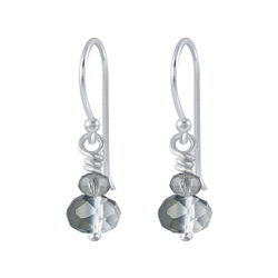 Wholesale Silver Handmade Bead Earrings