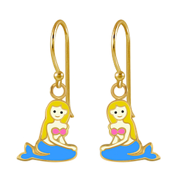 Wholesale Silver Mermaid  Earrings
