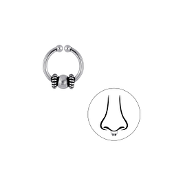 Wholesale Silver Bali Septum Clip