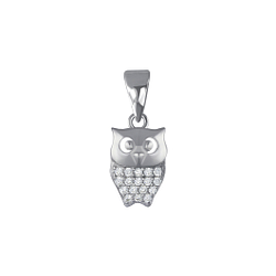 Wholesale Silver Owl Pendant