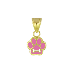 Wholesale Silver Paw Print Pendant