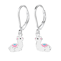 Wholesale Silver Alpaca Lever Back Earrings