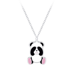 Wholesale Silver Panda Necklace