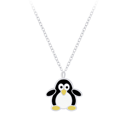 Wholesale Silver Penguin Necklace