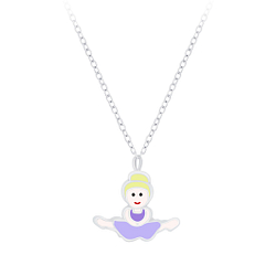 Wholesale Silver Ballerina Necklace