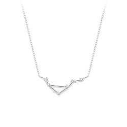 Wholesale Silver Libra Constellation Necklace