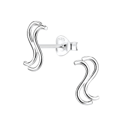 Wholesale Silver Wire Stud Earrings