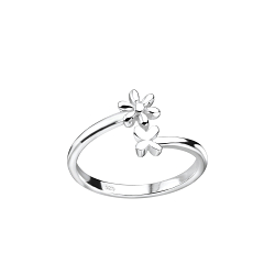 Wholesale Silver Flower Toe Ring