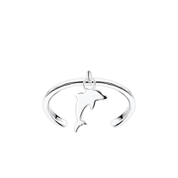 Wholesale Silver Dolphin Toe Ring
