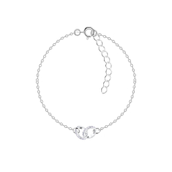 Wholesale Silver Circle Crystal Bracelet
