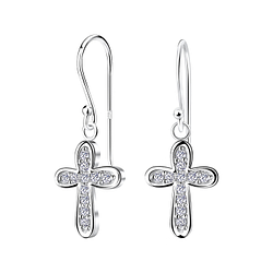 Wholesale Silver Cross Earrings