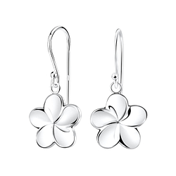 Wholesale Silver Flower Earrings