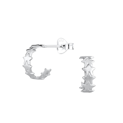 Wholesale Silver Star Stud Earrings