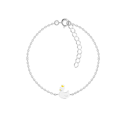Wholesale Silver Swan Bracelet