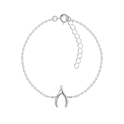 Wholesale Silver Wishbone Bracelet