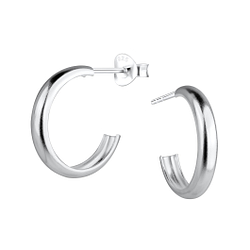 925 Silver Jewelry - Wholesale Silver Plain Stud Earrings