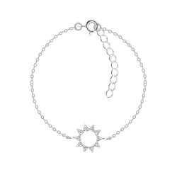 Wholesale Silver Sun Bracelet