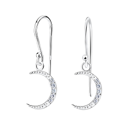 Wholesale Silver Moon Earrings