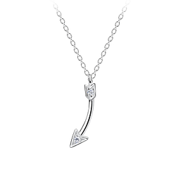 Wholesale Silver Arrow Necklace
