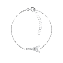 Wholesale Silver Eiffel Tower Bracelet