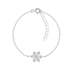 Wholesale Silver Snowflake Bracelet