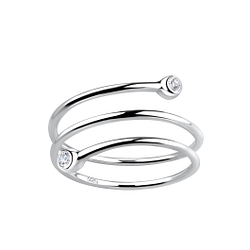 Wholesale Silver Triple Line Ring