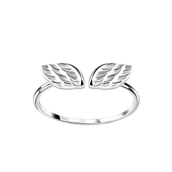 Wholesale Silver Opened Wing Ring