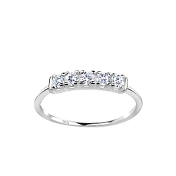 Wholesale Silver Half Eternity Ring