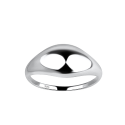 Wholesale Silver Curved Ring
