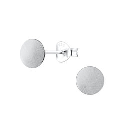 Wholesale Silver Round Stud Earrings