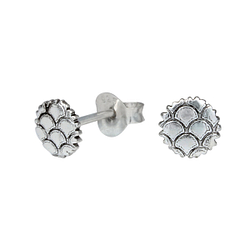 Wholesale Silver Round Stud Earrings